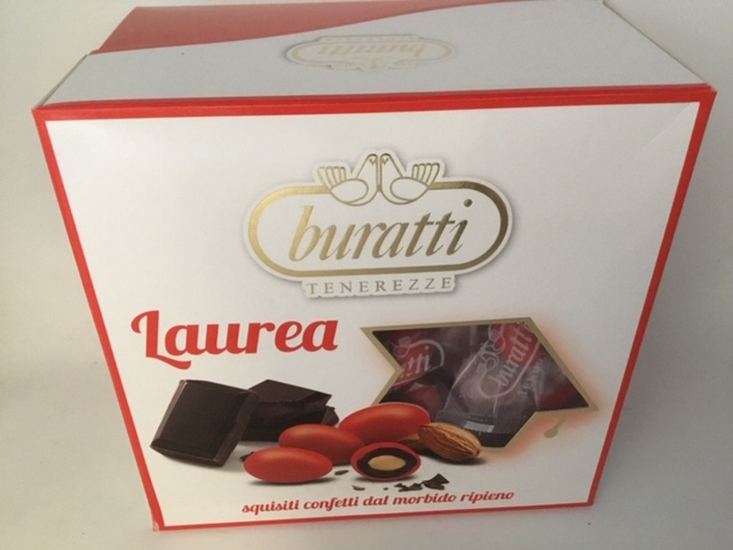 Confetti Rossi Laurea al cioccolato incarto singolo – Incantesimo
