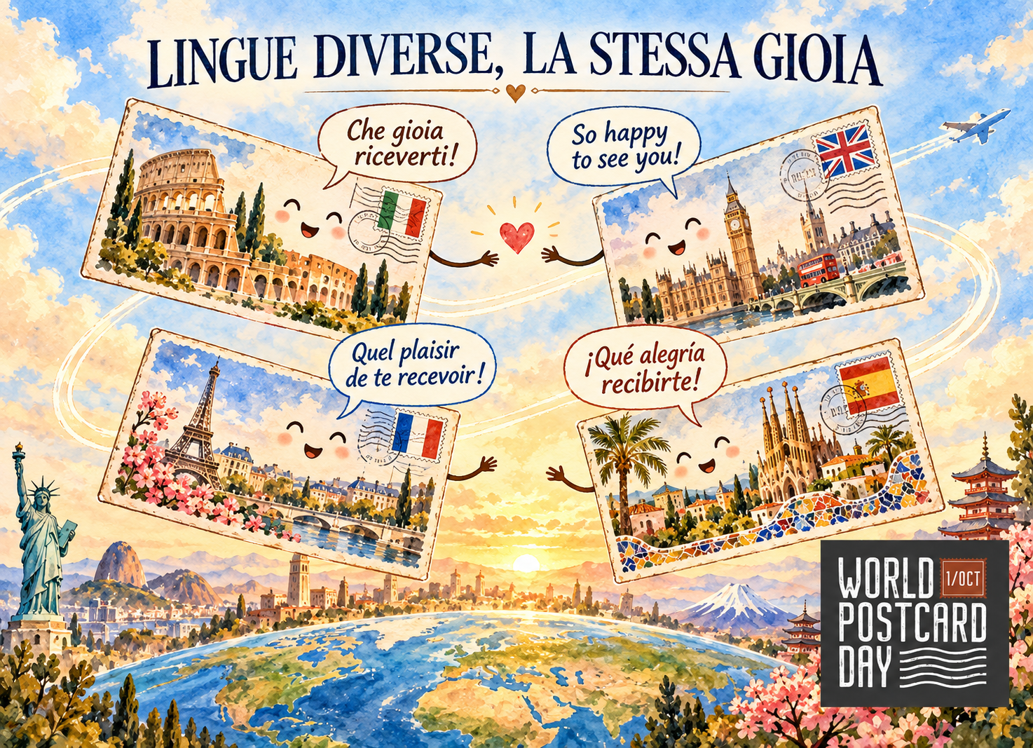 Cartoline World Post Car Day WPD - immagine 6